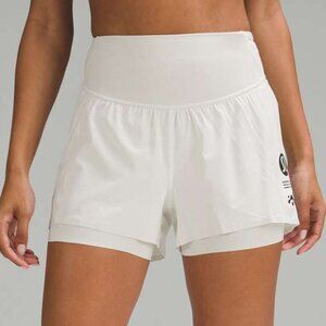 Lululemon Nulux Road to Trail High-Rise Short 4" - 14 Bone